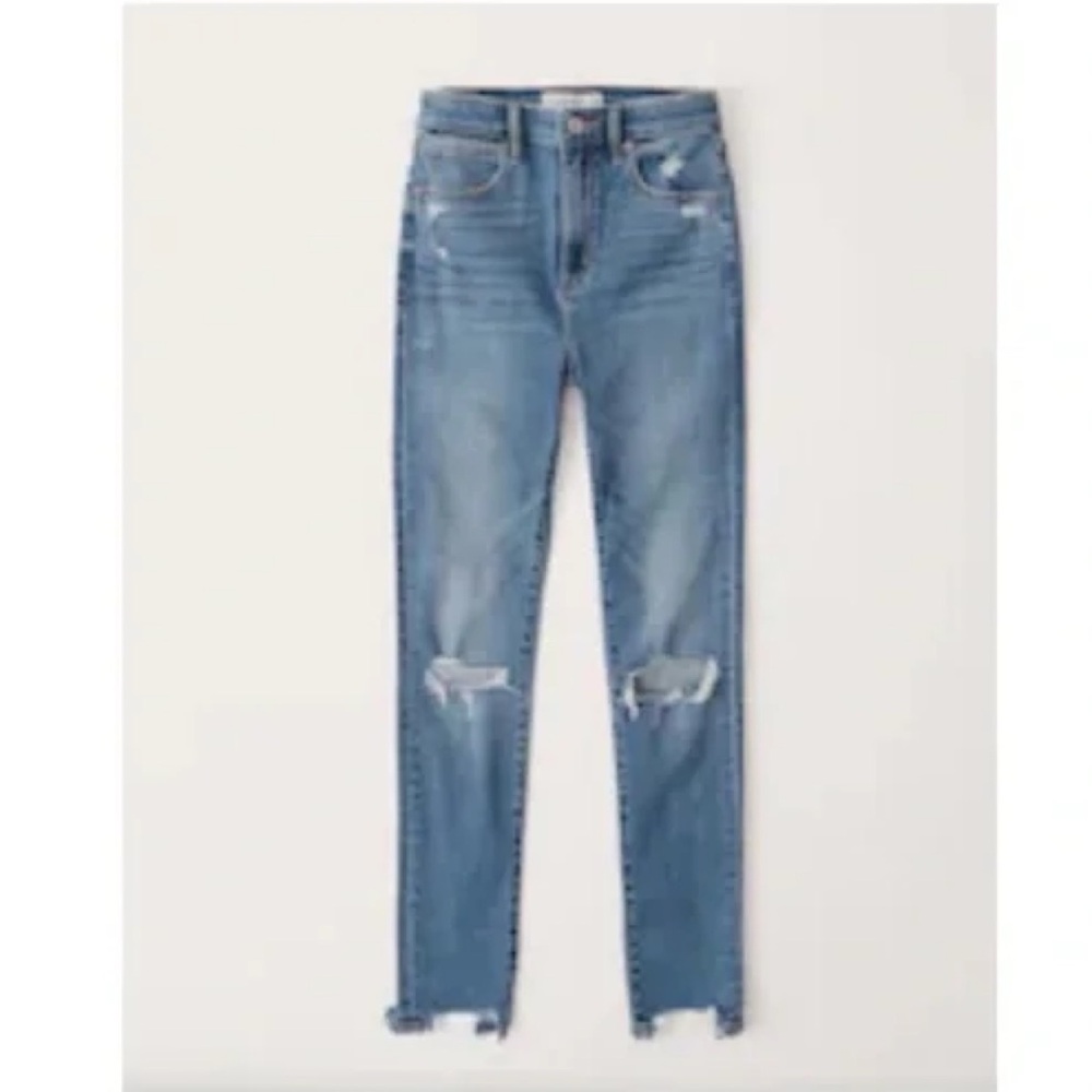 Abercrombie High Rise Ankle Jeans